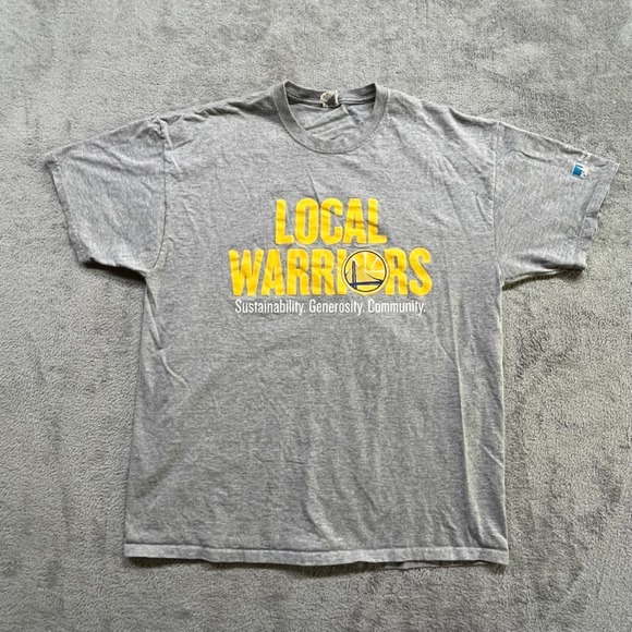 Golden State Warriors‎ AT&T T Shirt Crewneck Mens Printed Gray XL Short Sleeve - Picture 1 of 5